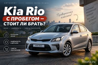 Kia Rio с пробегом: стоит ли брать, моторы и слабые места