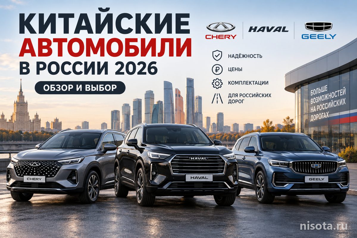 Китайские автомобили в России в 2026: марки, плюсы и минусы, что выбрать