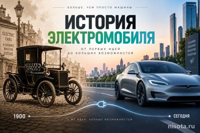 Когда появился первый электромобиль: история от XIX века до наших дней
